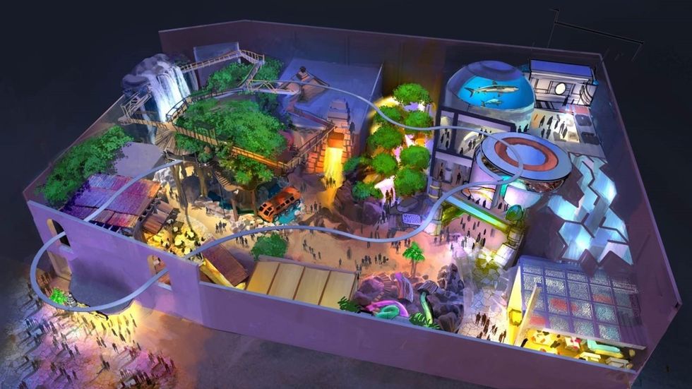 seven warner bros discovery adventures centres saudi arabia