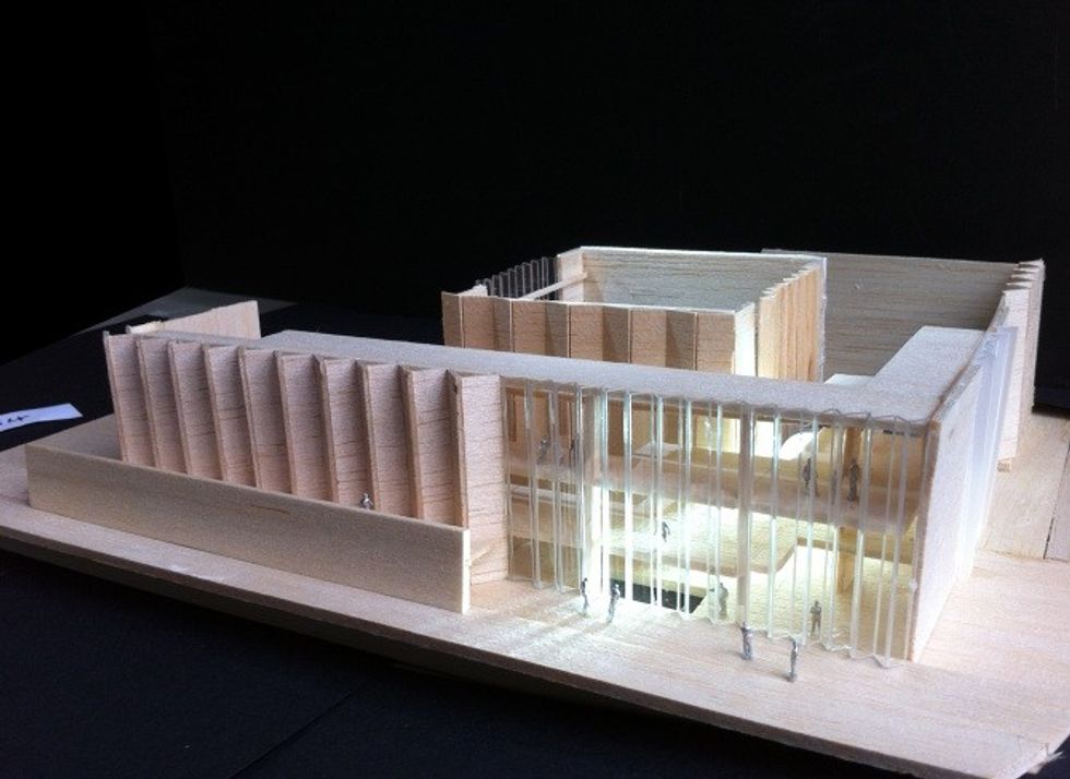 shakespeare north playhouse design facade