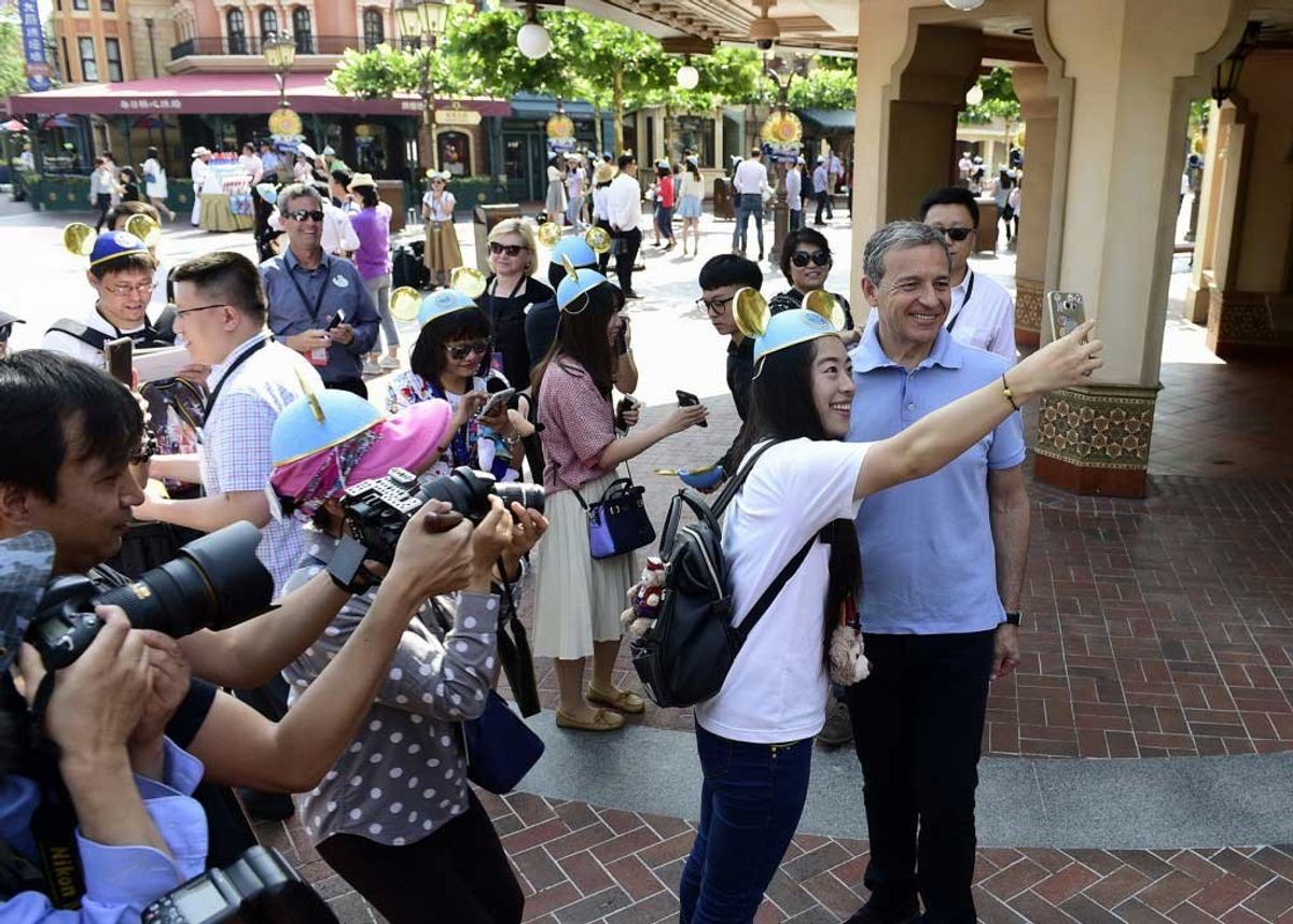 shanghai disney bob iger selfie 10million visitors trends in asian attractions