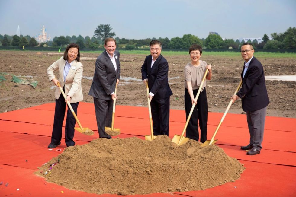 shanghai disney new hotel groundbreaking