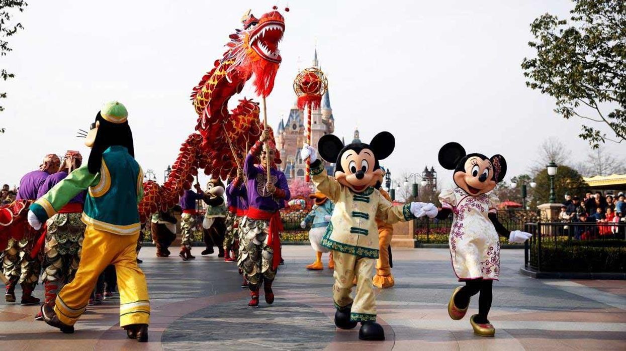 shanghai Disney resort Chinese new year bob iger warns against a trade war with china