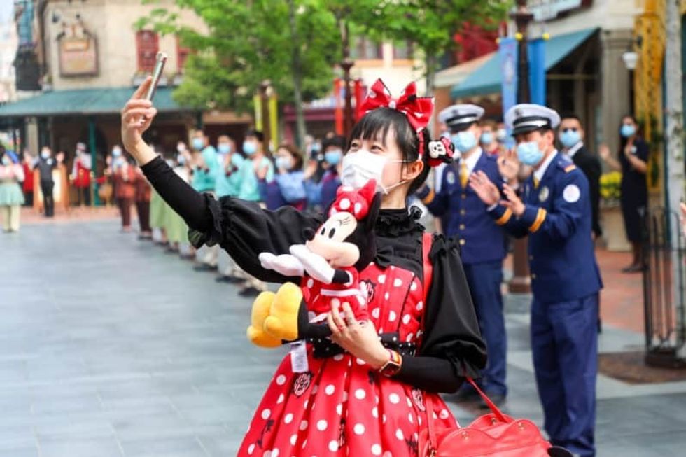 shanghai disneyland reopening social proof