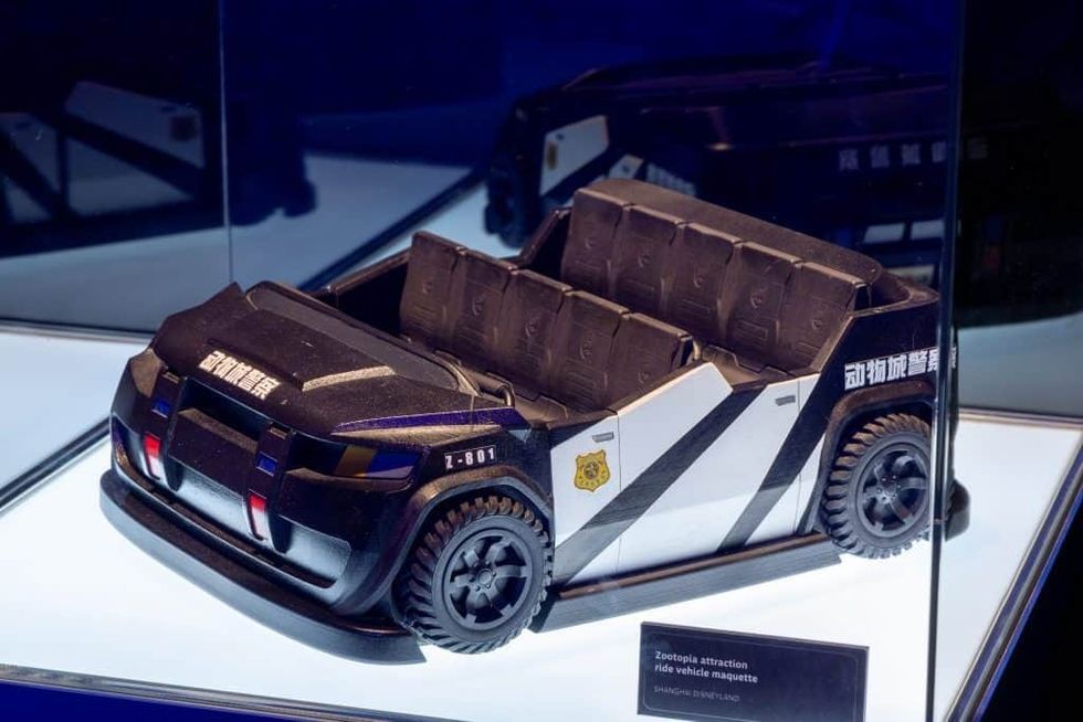 shanghai disneyland zootopia ride vehicles