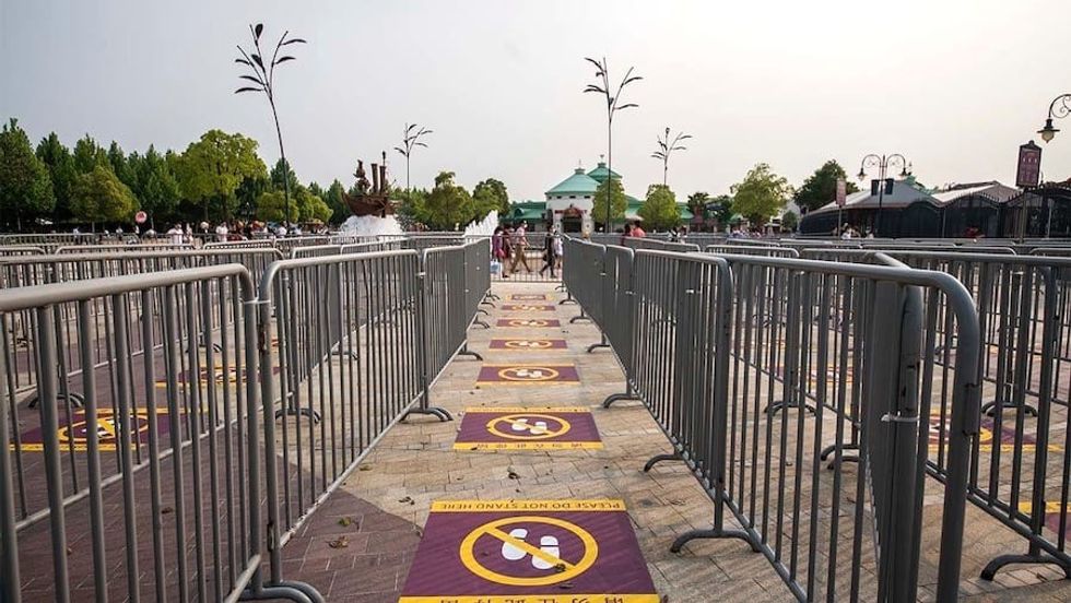 Shared experiences COVID 19 queues Shanghai Disney