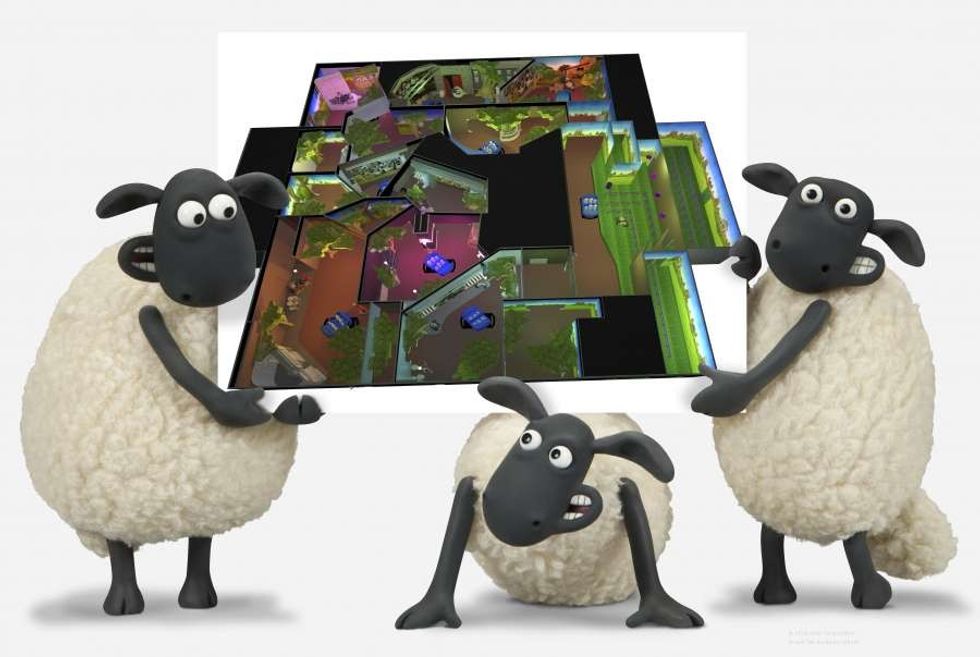 sheep hold up design for shaun the sheep dark ride