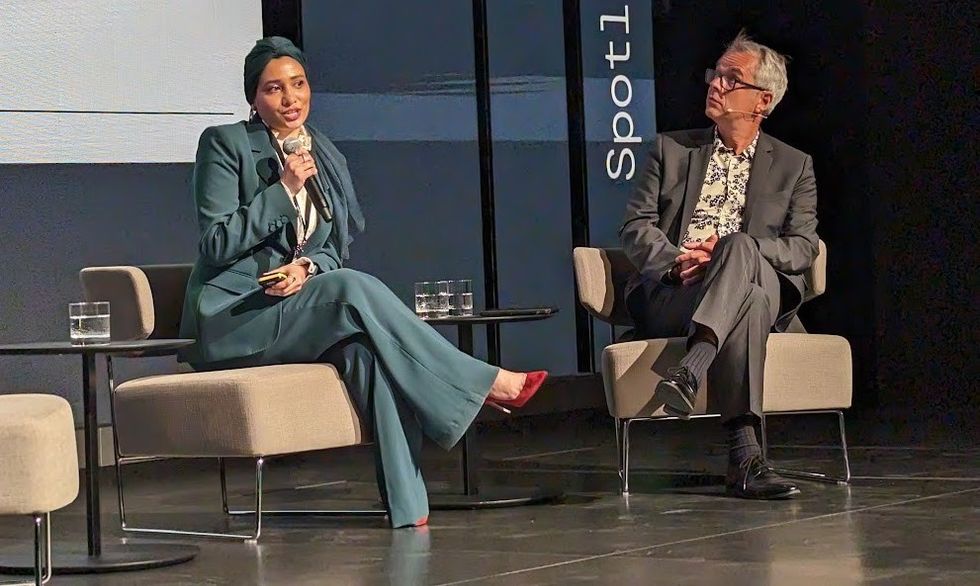 Sheika Reem al Thani, Acting Deputy CEO for Exhibitions, Qatar Museums  Dr. Christian Wacker, Deputy Director for Exhibitions,