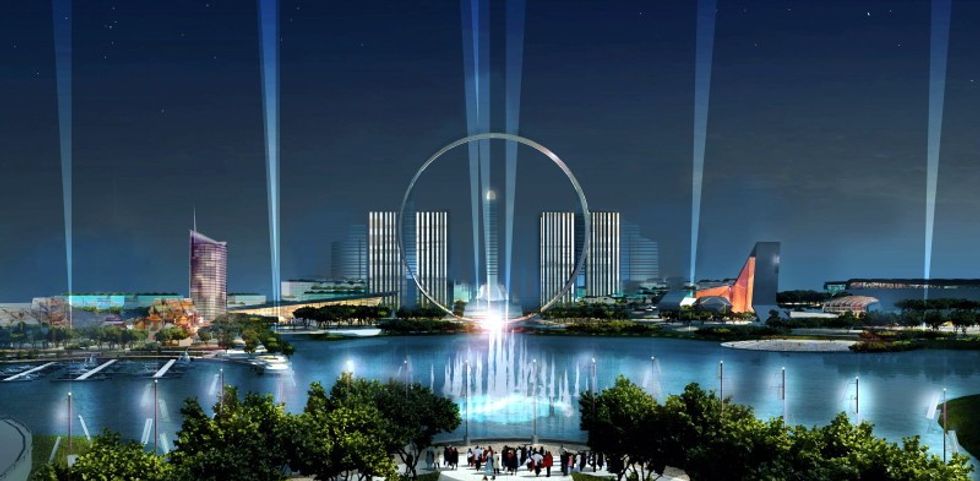 shenfu New Town Ring of Life theming