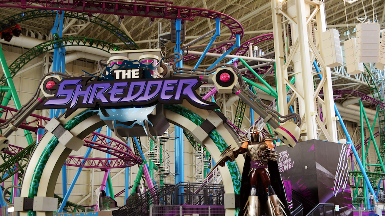 shredder nickelodeon universe ride entertainment