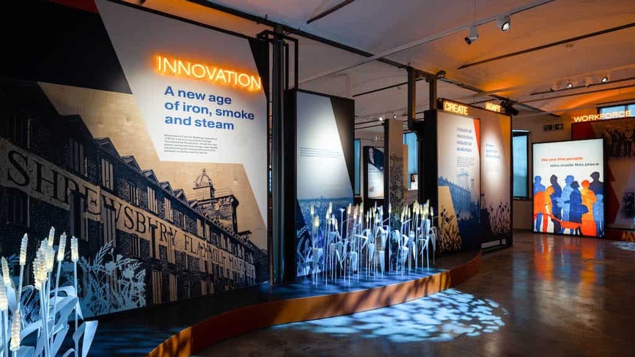 Shrewsbury Flaxmill exhibit Mather