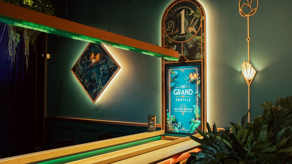 Shuffly shuffle board at The Grand Shuffle