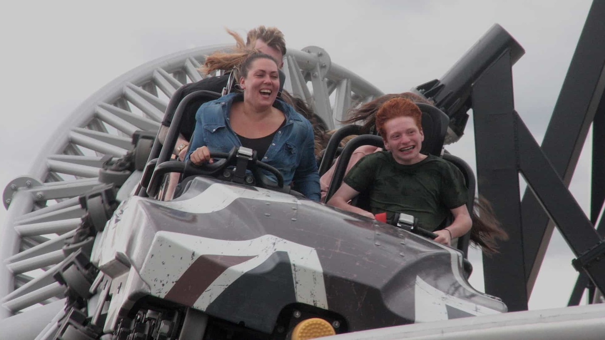 Sik 10 inversion coaster, Flamingo Land