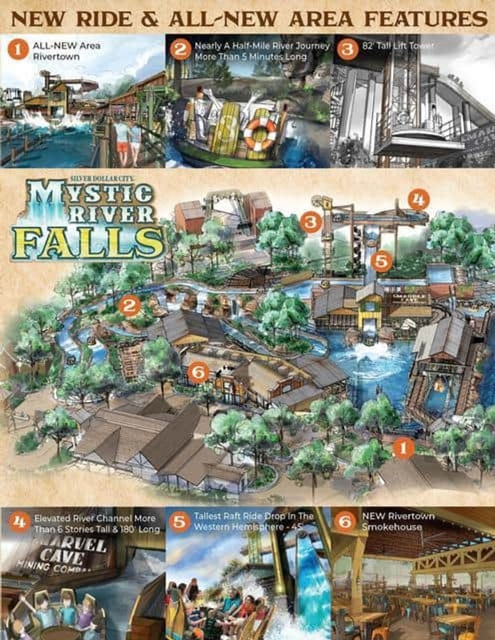 silver dollar city rivertown mystic river falls