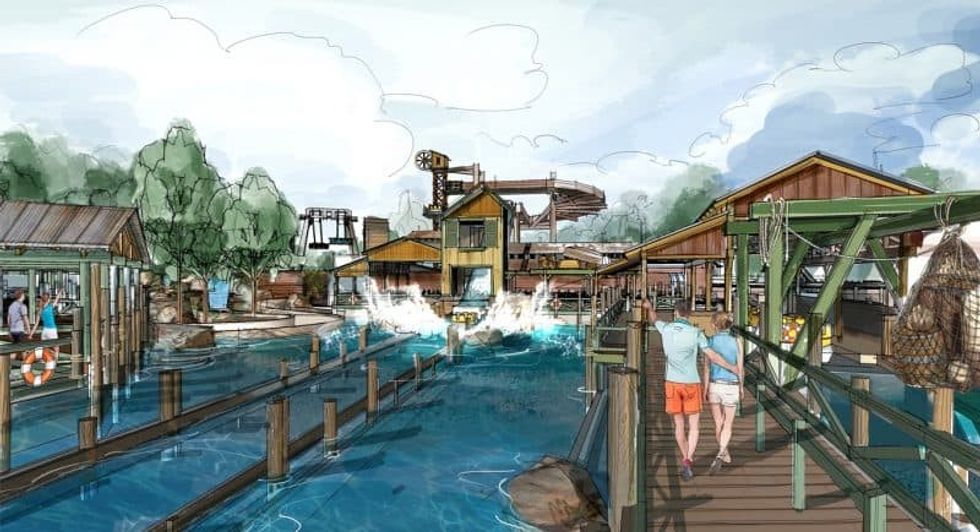 silver dollar city rivertown mystic river falls