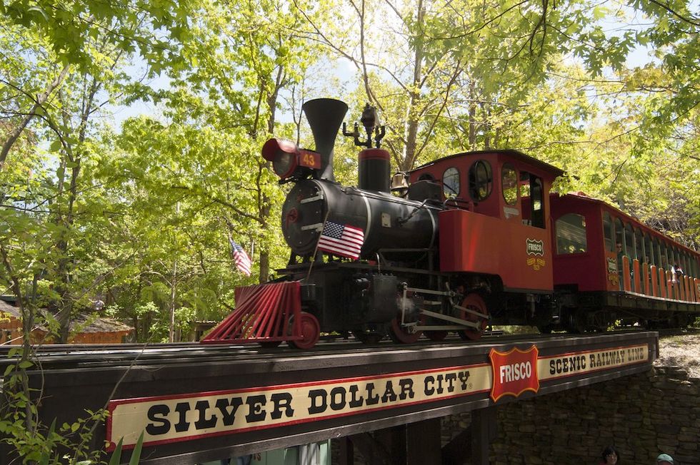 Silver Dollar City steam train