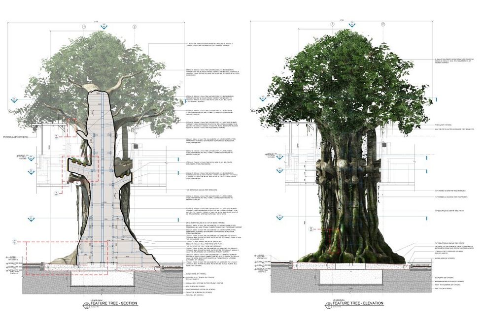 Sim Leisure drawing for Banyan Tree Feature Le Meridian Dubai
