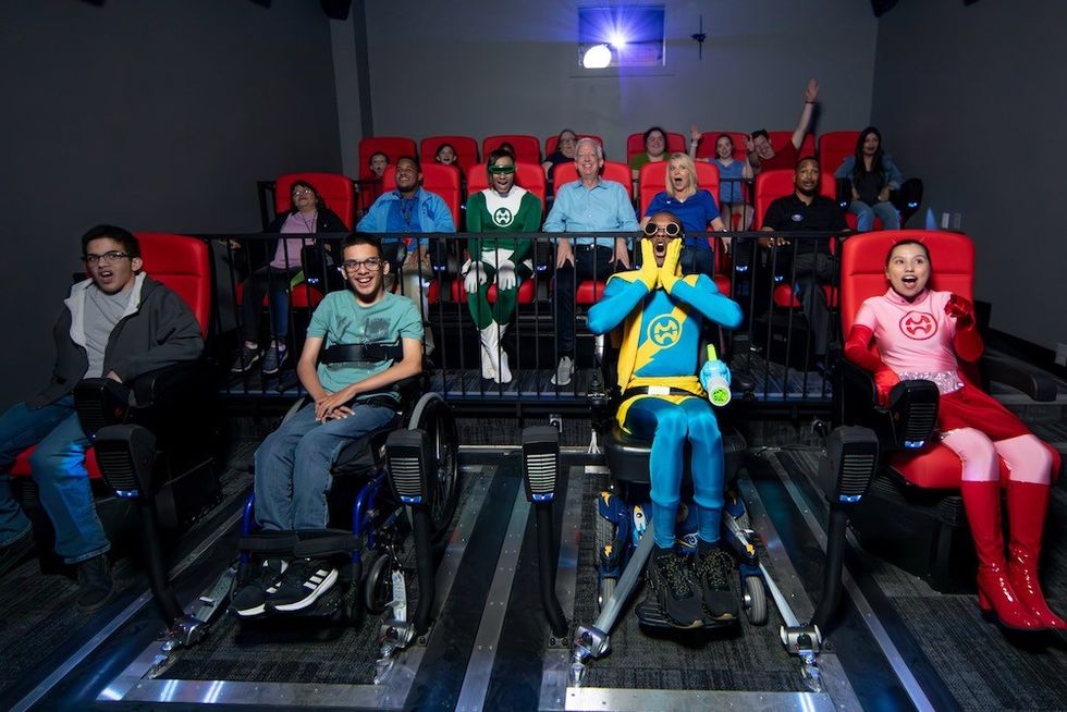 SimEx Iwerks Morgans Wonderland Accessible theater inclusion theme parks