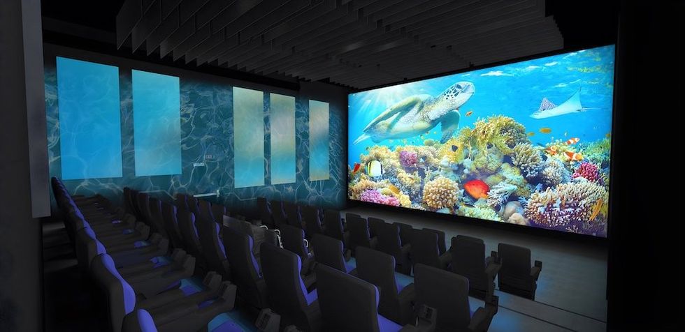 SimEx Iwerks next generation 4d theatre