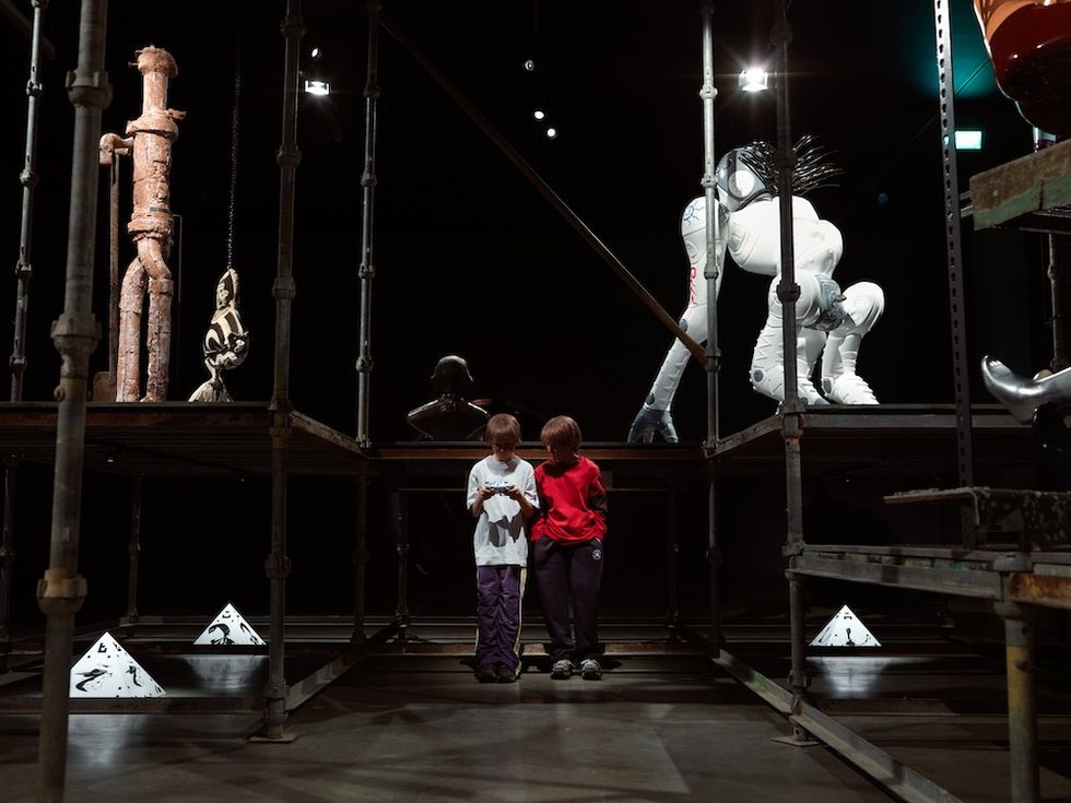 Simon Denny's AR exhibition at Mona, which he worked on with Art Processors