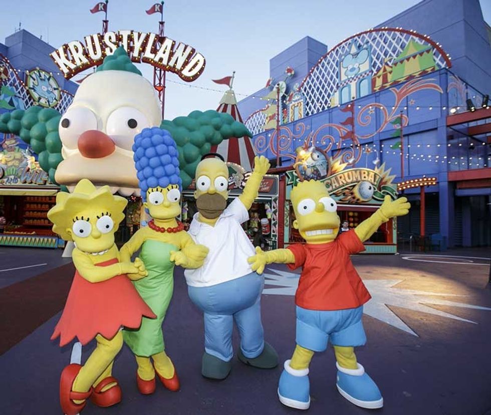 Simpsons Springfield at Universal