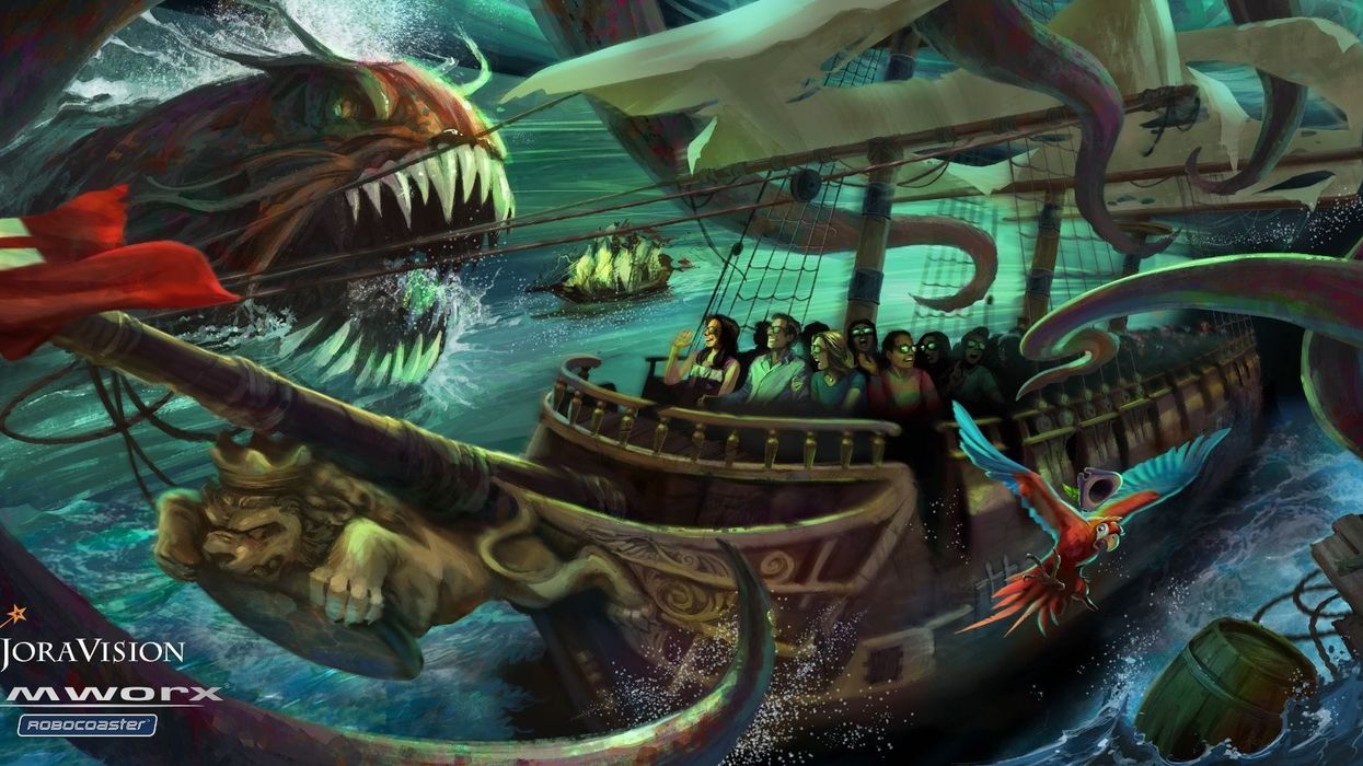 Simworx and JoraVision Create Next Generation Immersive Tunnel Dark Ride: The Curse of Blackstorm Bay