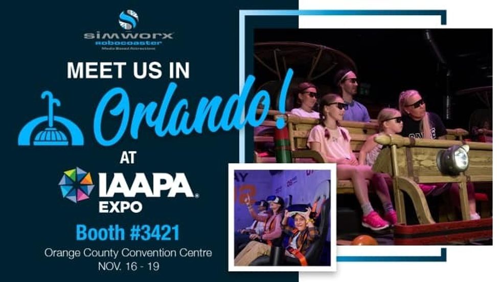Simworx IAAPA Expo 2021 Invite