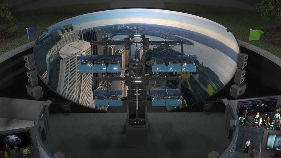 Simworx Mini Flying Theatre Movie