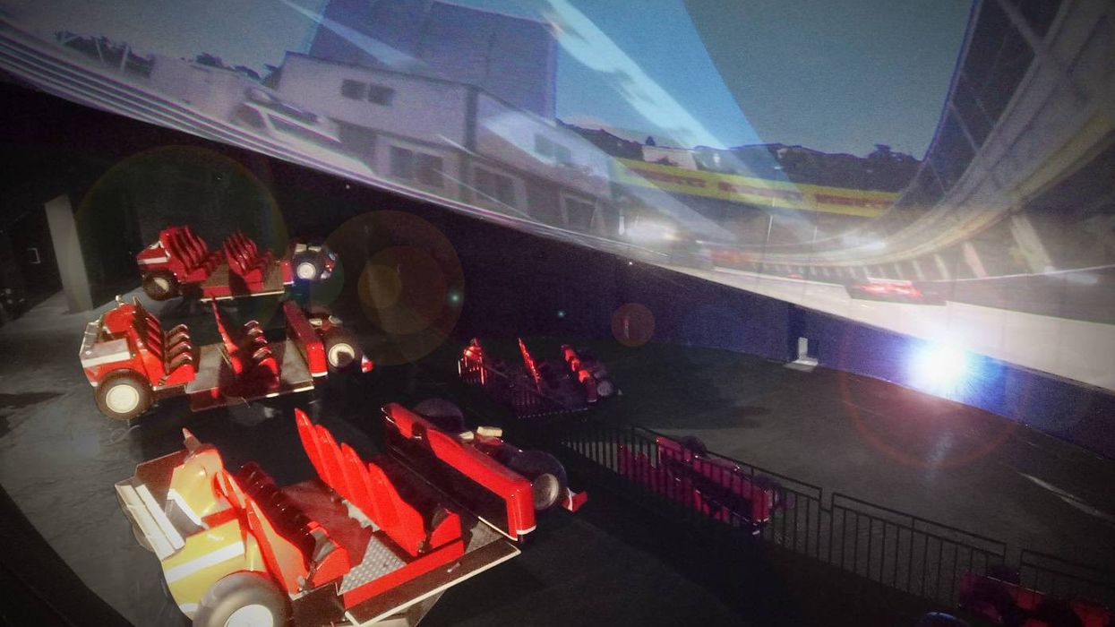 Simworx motion theatre gives Ferrari Land guests a spectacular F1 racing experience