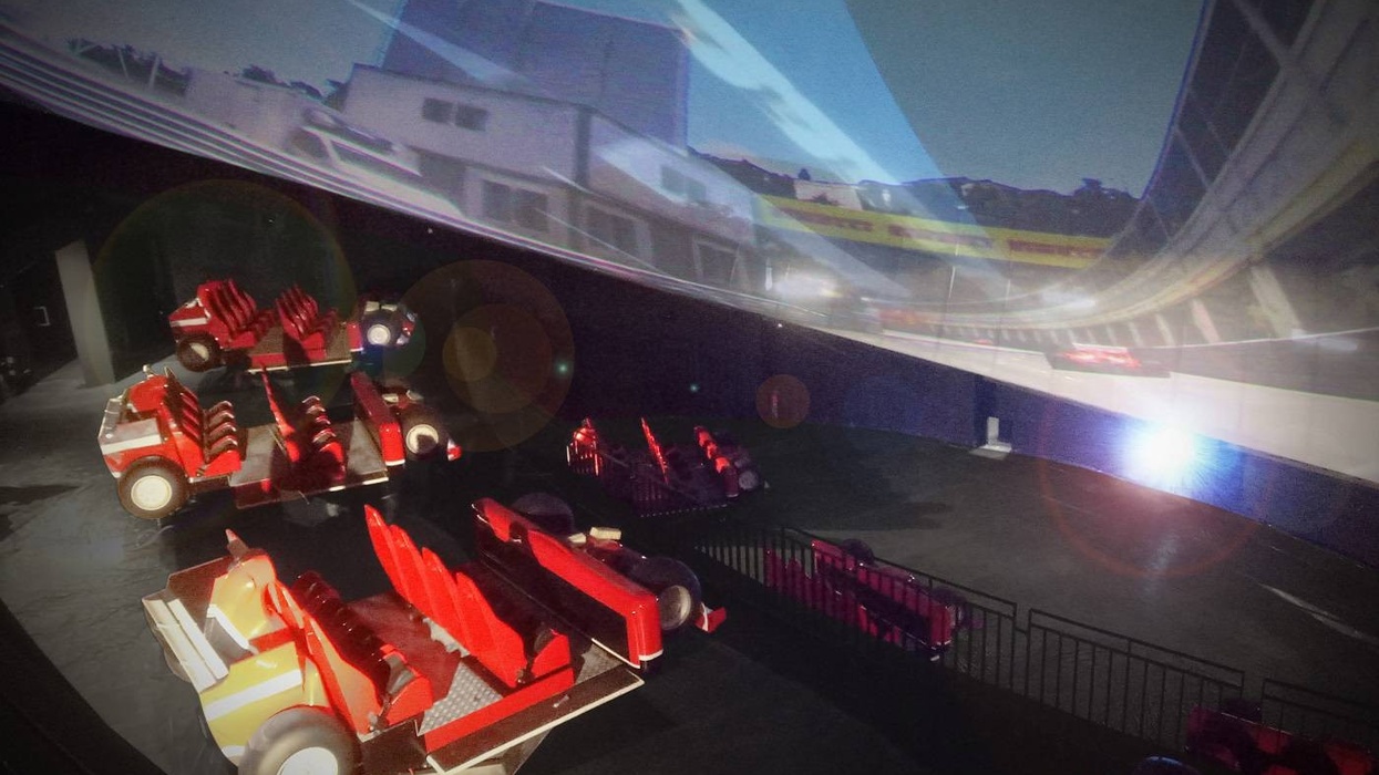 Simworx motion theatre gives Ferrari Land guests a spectacular F1 racing experience