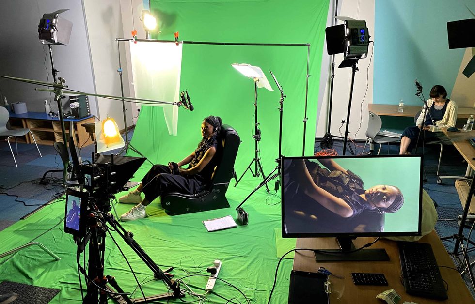 Simworx National Space Centre Green Screen