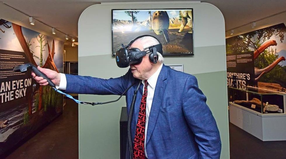 Sir David Attenborough Yorkshire Museum Anthony Chappel-Ross immotion group