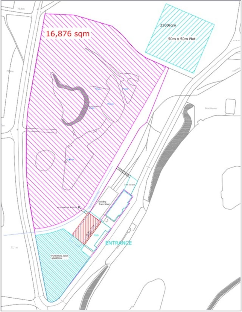 site plan Heaton Park