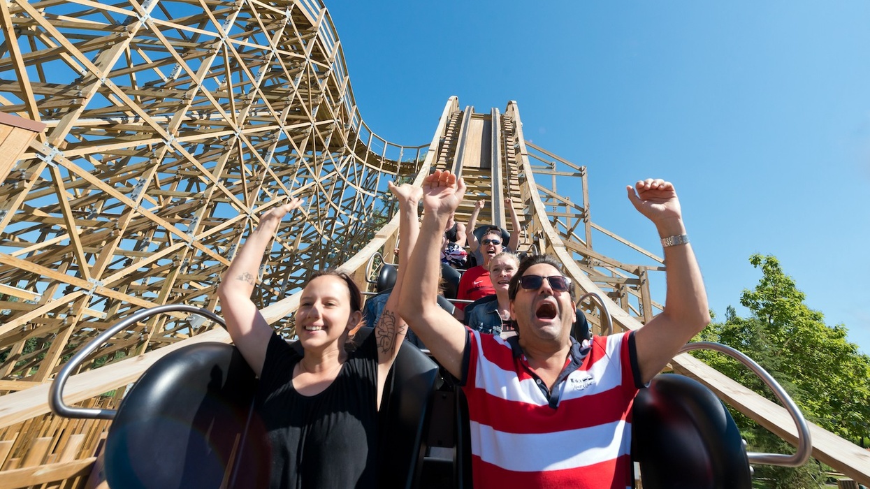 six flags bobcat coaster