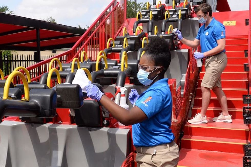 six flags frontier city health and safety coronavirus US attractions COVID 19