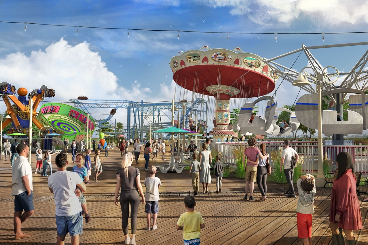 six flags great adventure shoreline pier