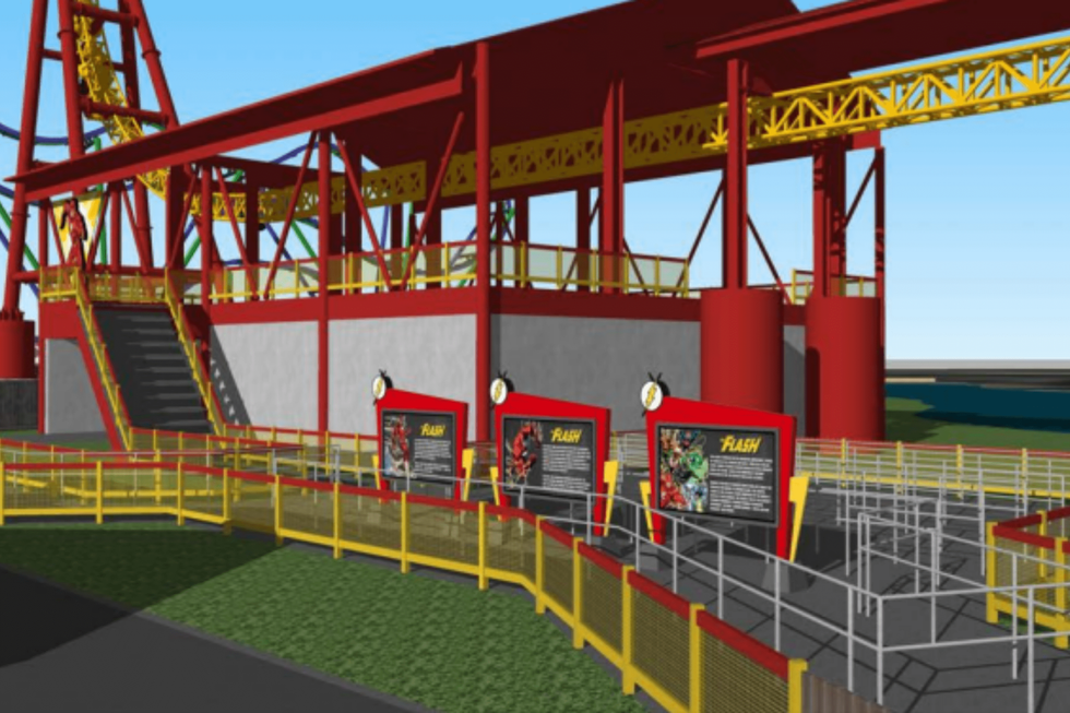 six flags great america dc universe