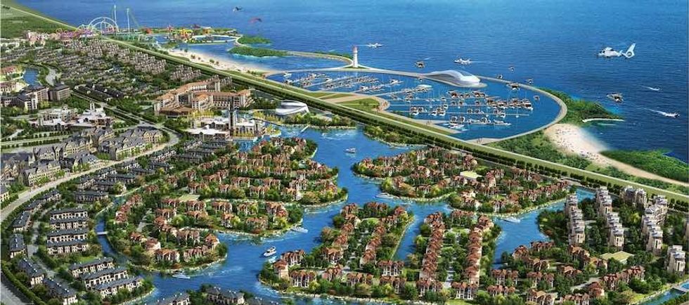 Six Flags Haiyan, Hangzhou Bay sea view x