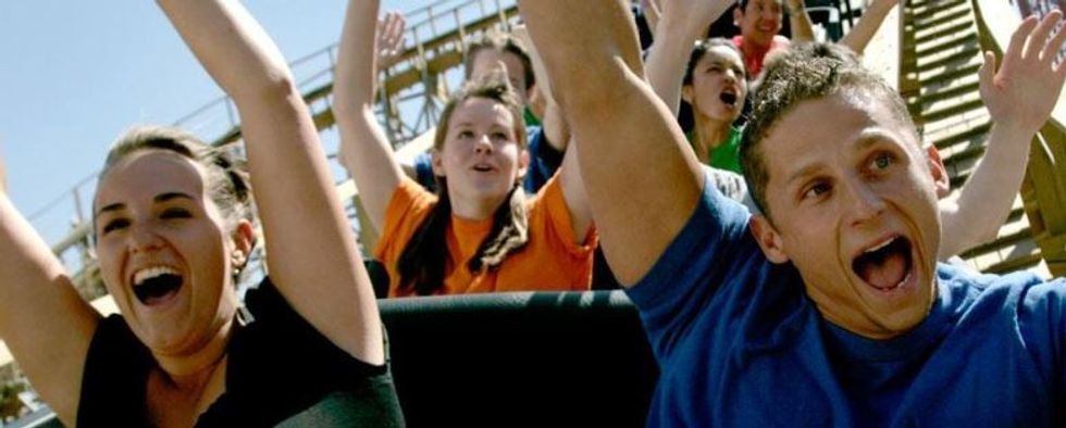 six flags magic mountain coaster