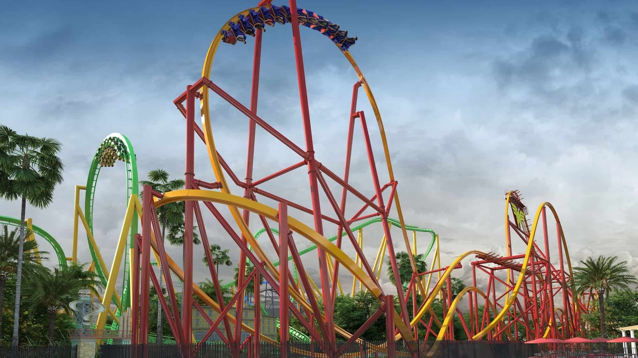 six flags magic mountain flight of courage