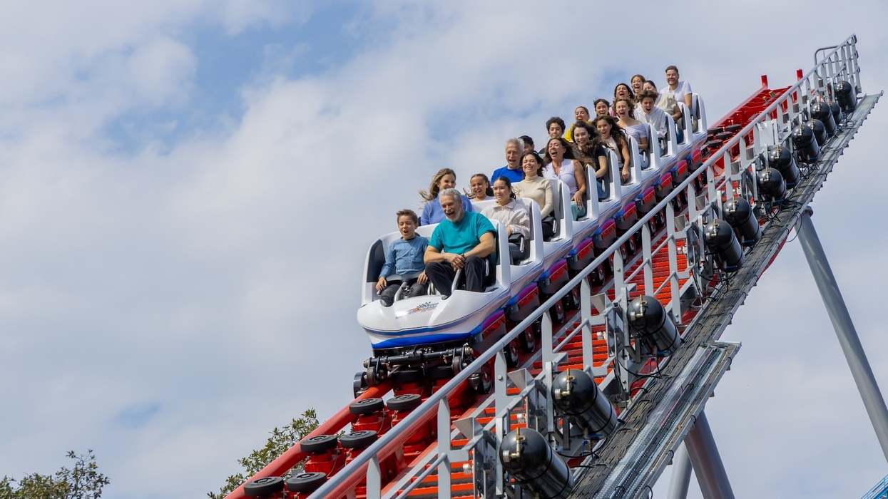 six flags mexico speedway stunt coaster