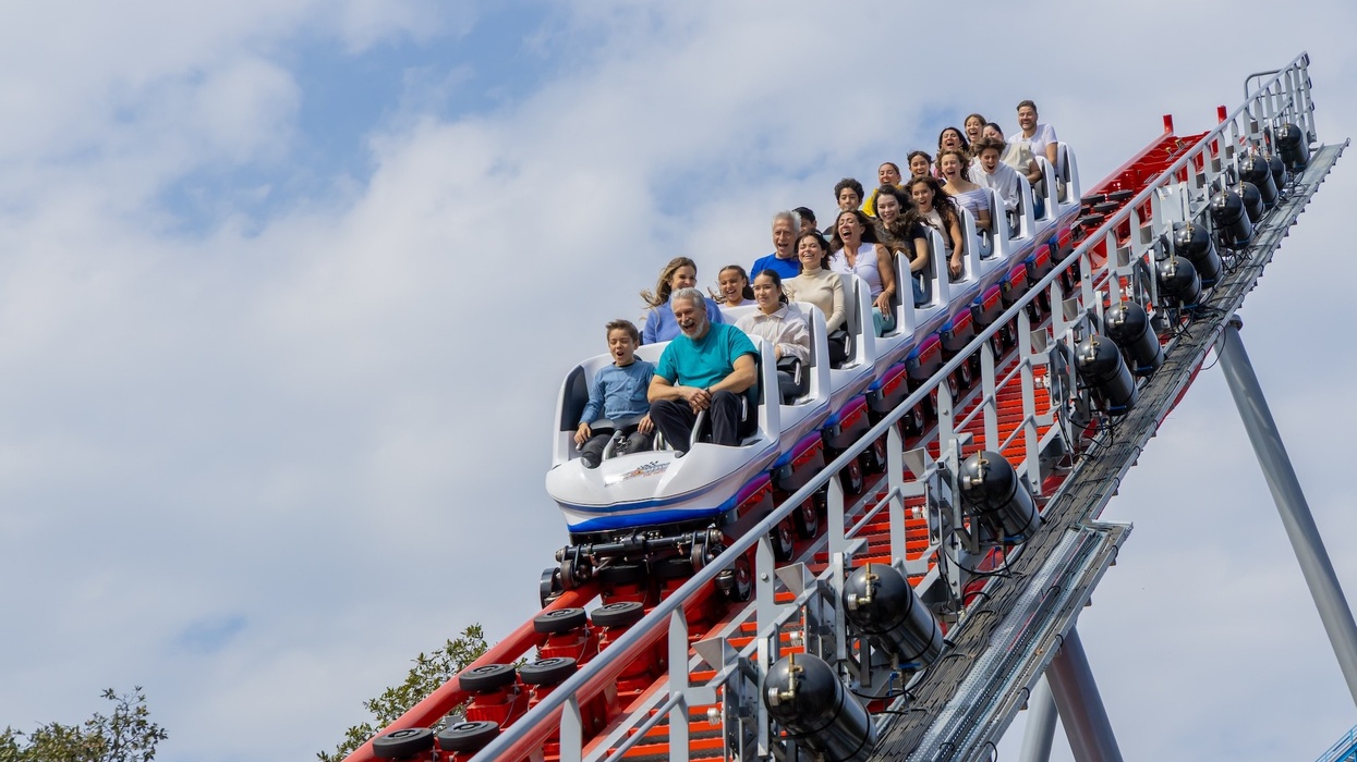 six flags mexico speedway stunt coaster