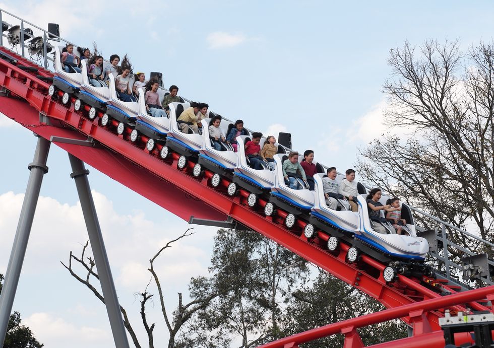 six flags mexico speedway stunt coaster