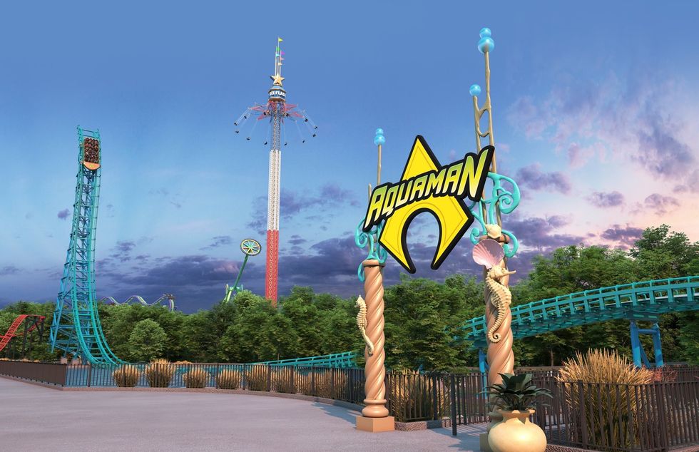 six flags over texaas aquaman coaster
