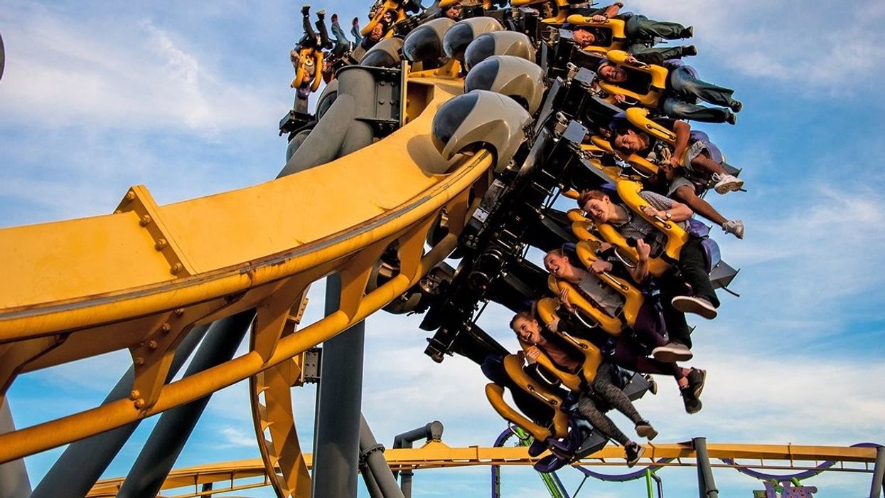 six flags over texas batman ride