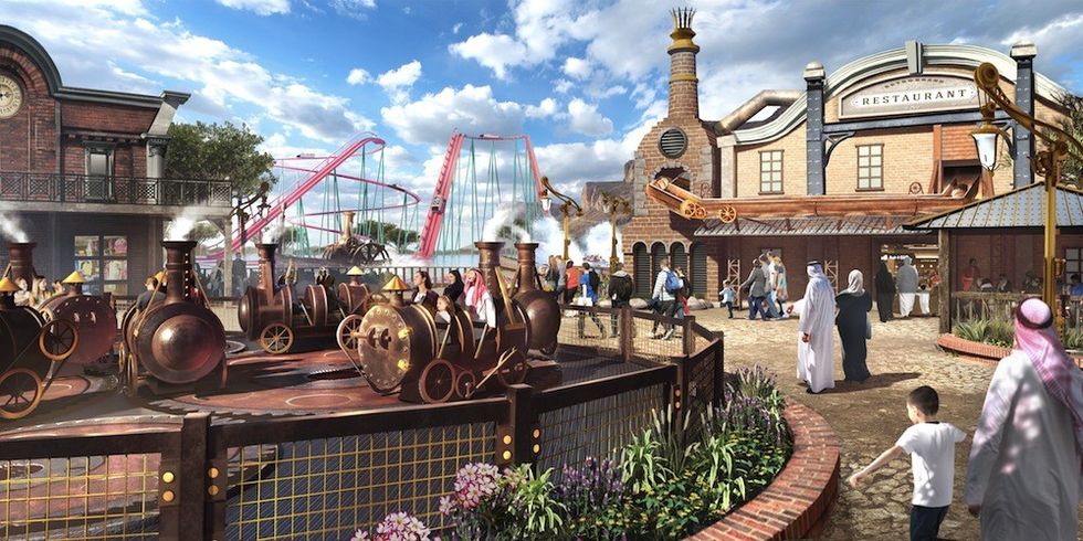 Six Flags Qiddiya Steamtown