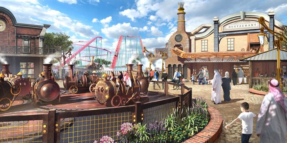 Six Flags Steam town rendering philippe gas