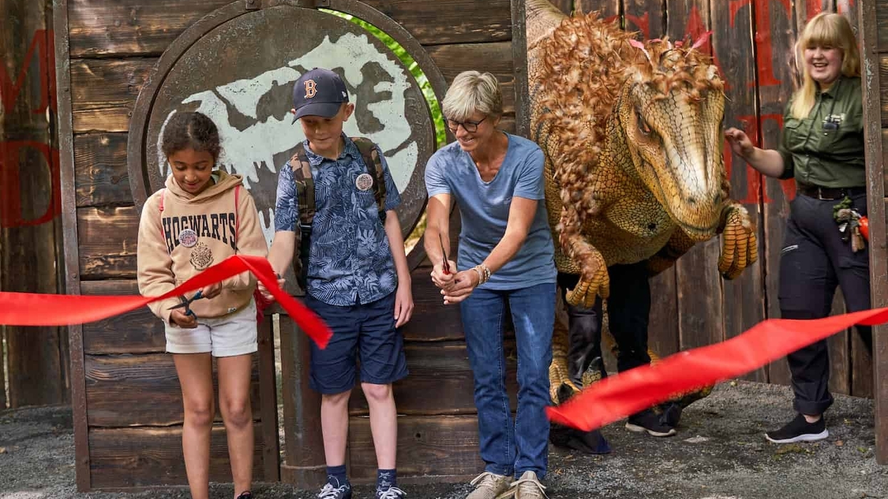 Skånes Djurpark dinosaur attraction