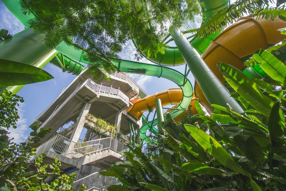 Slide tower Waterbom Bali