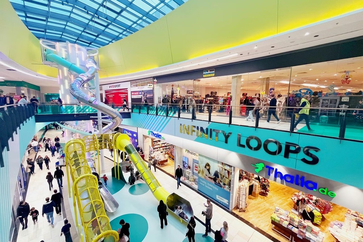 slides at Loop5 - The Shopping Experience Center