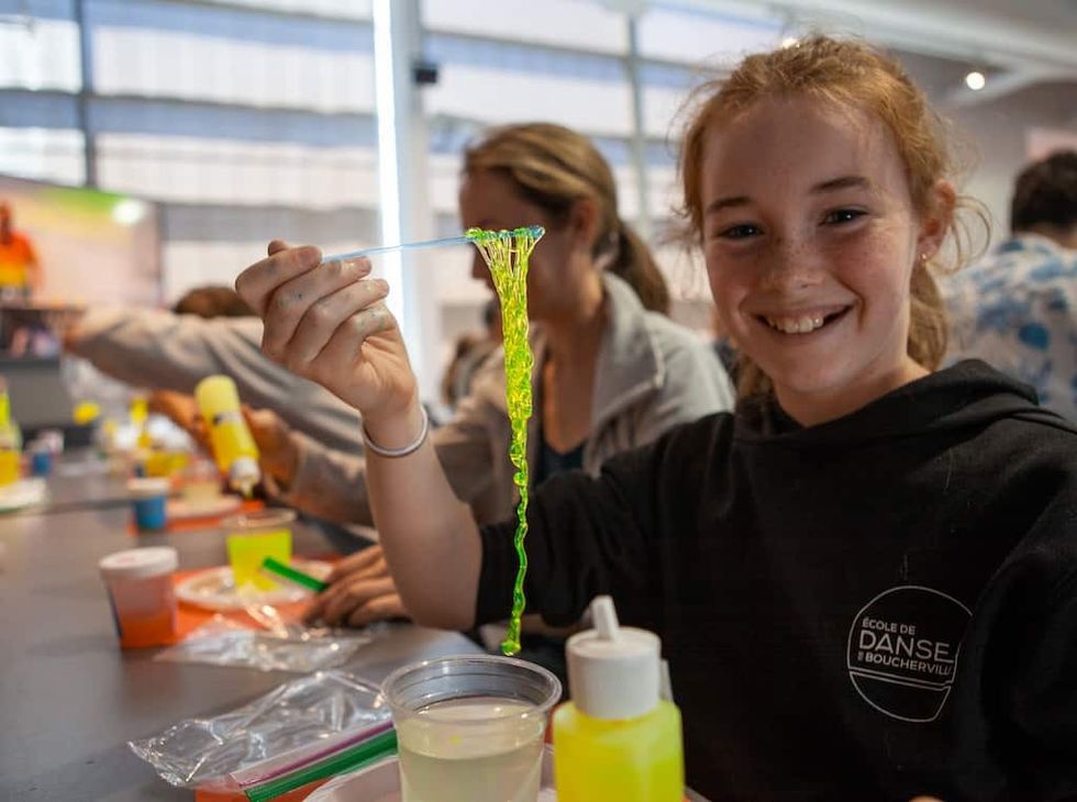 Slime at Montreal Science Centre