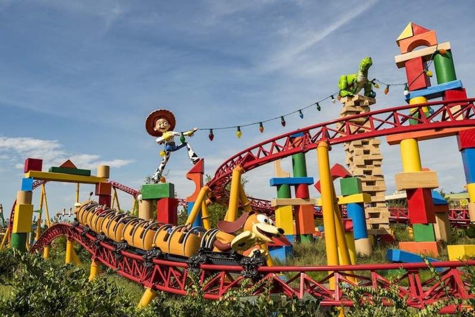 Slinky-Dog-Dash at Hollywood Studios. The park is number 8 on our list of the world's top theme parks of the decade